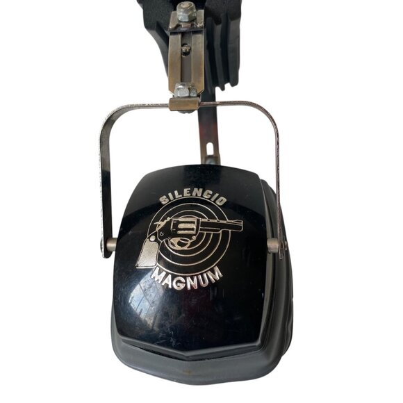 Silencio Magnum Ear Protection Earmuffs Padded Shooting Range Black Noise Reduce - Picture 2 of 10